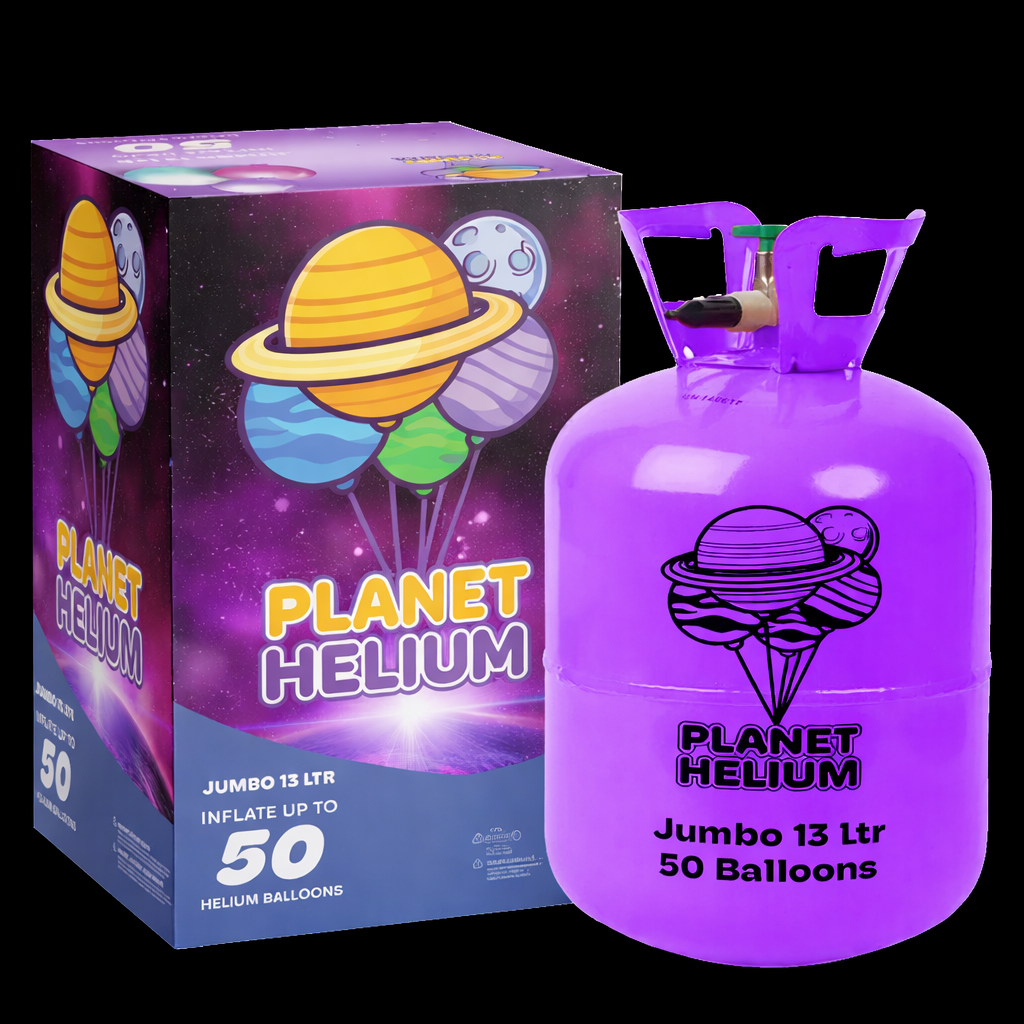 Disposable Helium Tank – 50 Balloons (99.99% Pure Helium)