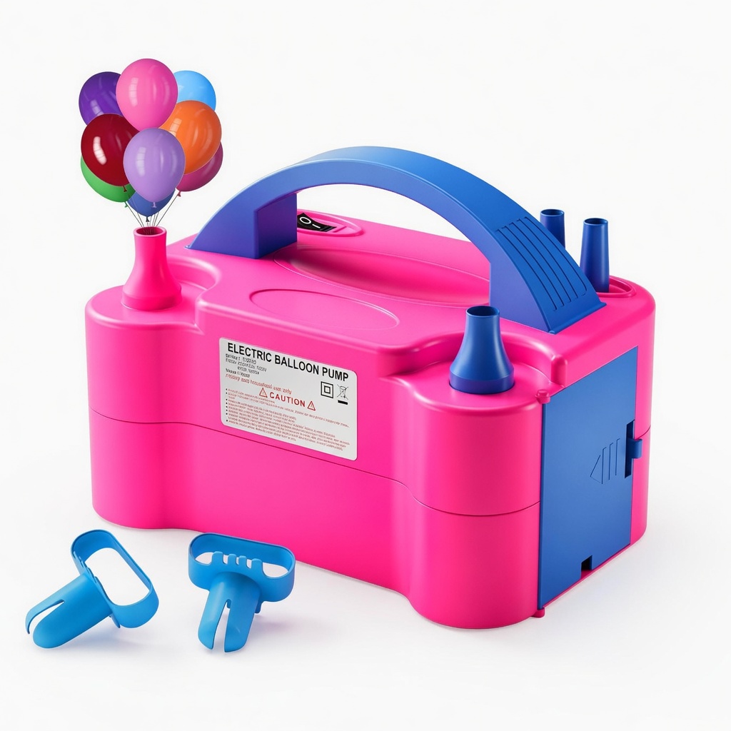Balloon Pump - Electric Dual Nozzle Air Pump for Balloon
